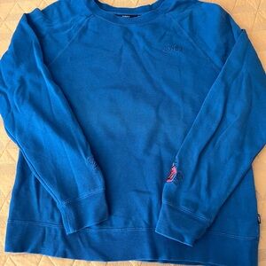 USED OBEY TEAL WOMENS SWEATSHIRT SIZE MED